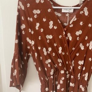 Ginger floral maxi dress